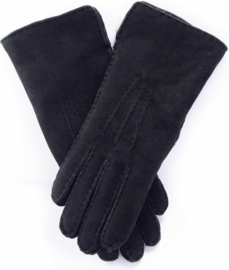 M - Schapenvacht handschoenen  zwart