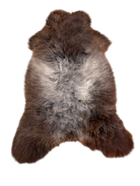 Schapenvacht  Grijs/bruin 
