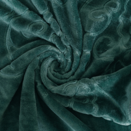 Velvet sprei deluxe - groen
