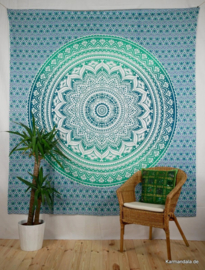 Mandala Bedsprei Groen