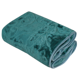 Velvet sprei deluxe - groen
