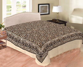 Strandlaken Leopard panter XXL
