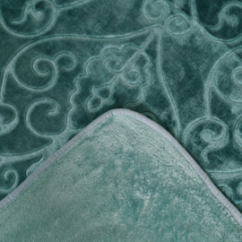 Velvet sprei deluxe - groen