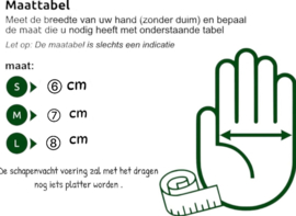 Schapenvacht handschoenen 