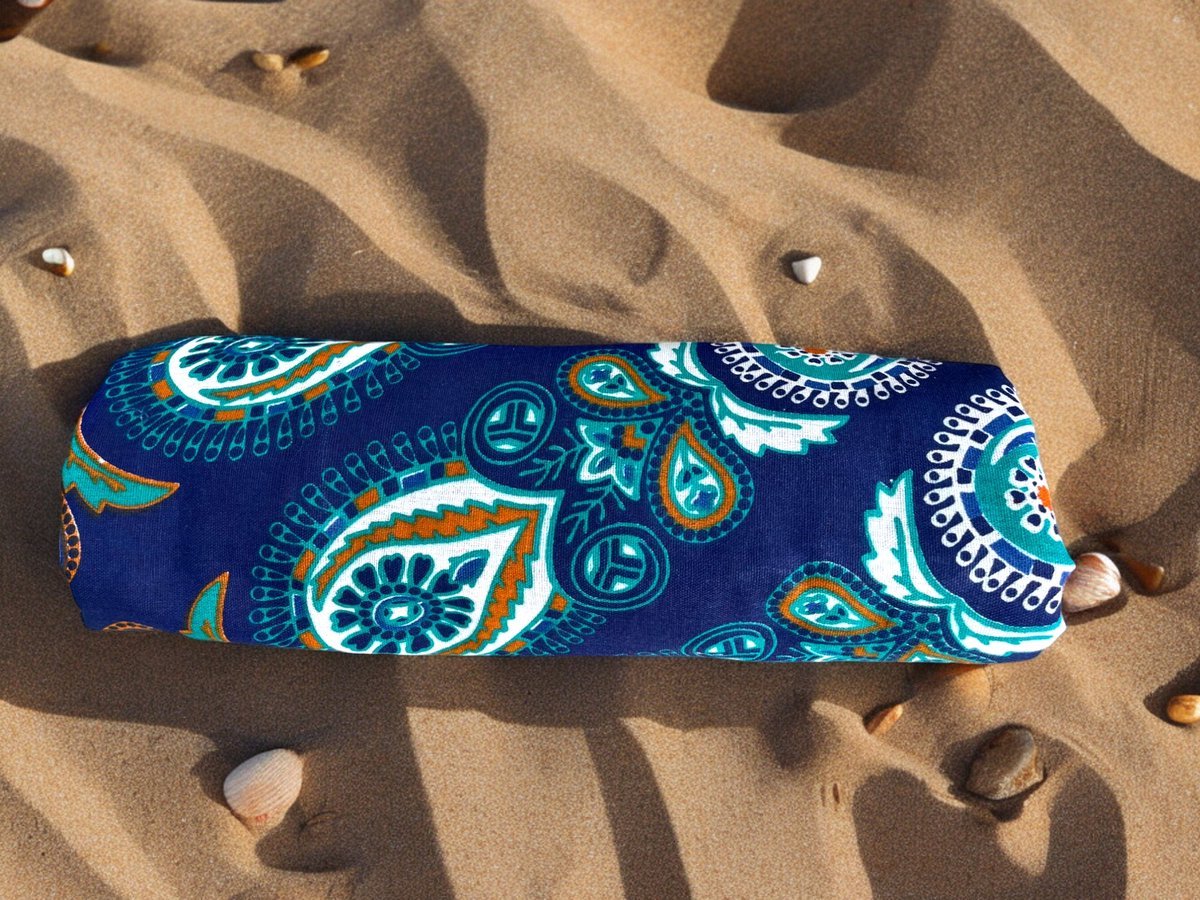 XL Strandlaken - Mandala Blauw