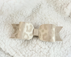 Strikje beige panter