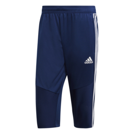 Driekwart donkerblauwe broek van Adidas TIRO 19