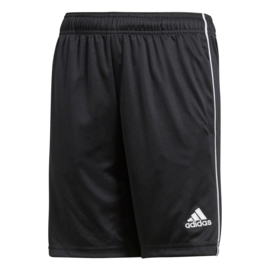 Zwarte korte sportbroek Adidas Core 18