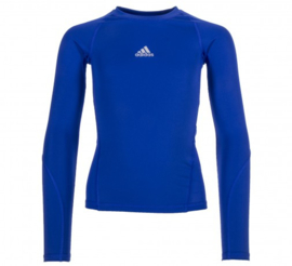 Blauw Adidas thermoshirt junior