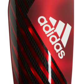 Adidas X Pro scheenbeschermers met sok rood - zwart