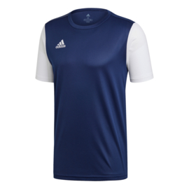 Junior blauw Estro 19 Adidas shirt met korte mouwen