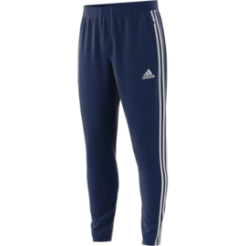 Blauwe Adidas trainingsbroek met witte strepen TIRO 19