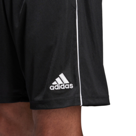 Zwarte voetbalshort Adidas Core 18 met steekzakken