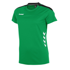 Groen Hummel Valencia T shirt met korte mouwen voor dames