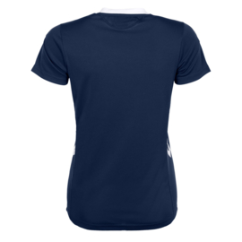 Blauw Hummel Valencia T shirt met korte mouwen voor dames