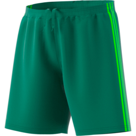 Groene korte broek Adidas groene strepen Condivo 18