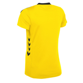 Gele Hummel Valencia T shirt met korte mouwen voor dames