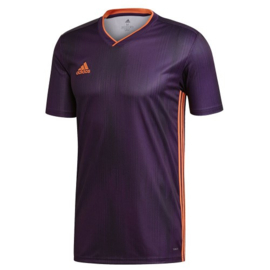 Adidas Tiro 19 paars shirt korte mouw