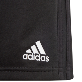 Korte zwarte broek Adidas met zwarte strepen Tiro 17