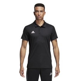 Zwarte Adidas polo Core 18