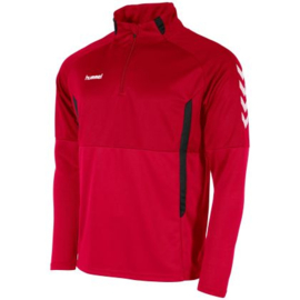 Rode trainingstop van Hummel met korte rits