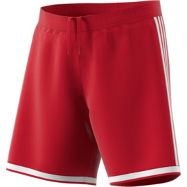 Sportbroek Adidas rood met witte strepen Regista 18
