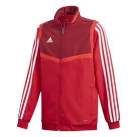 Rode Adidas TIRO 19 trainingsjas