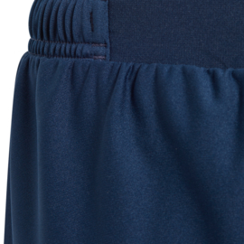 Korte blauwe broek Adidas met blauwe strepen Tiro 17
