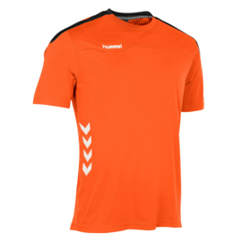 Oranje Hummel Valencia shirt met korte mouwen