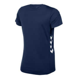 Blauw Hummel Valencia T shirt met korte mouwen voor dames