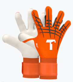 T1TAN oranje keeepershandschoenen shocking beast