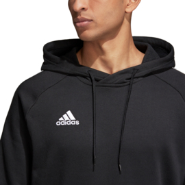 Zwarte Adidas hoody met capuchon Core 18