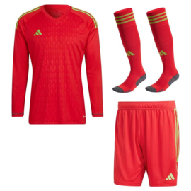 Adidas Tiro 23 rood keeperstenue / keepersshirt  junior