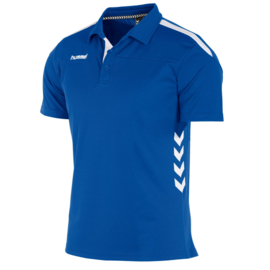 Blauwe polo Hummel