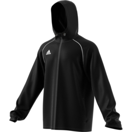 Junior regenjas Zwart  Adidas Core 18