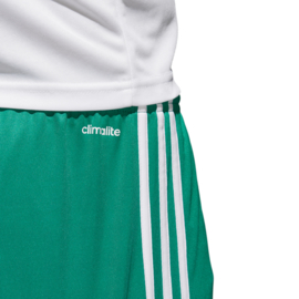 Groene voetbalbroek Adidas met witte strepen Squad​