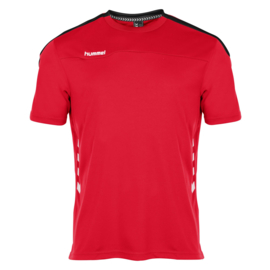 Rood Hummel Valencia shirt met korte mouwen