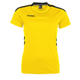 Gele Hummel Valencia T shirt met korte mouwen voor dames