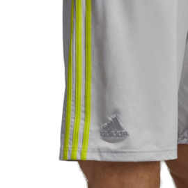 Grijze korte broek Adidas gele strepen Condivo 18