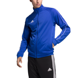 Blauwe Adidas trainingsjas Core 18