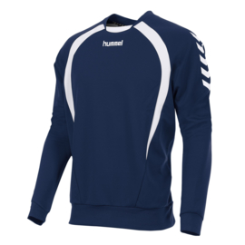 Hummel Teamlijn sweater donkerblauw