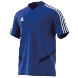 Adidas Tiro 19 training jersey blauw shirt korte mouw
