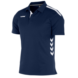 Donkerblauwe polo Hummel