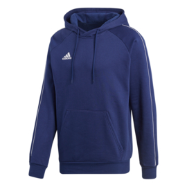 Blauwe Adidas hoody met capuchon Core 18