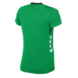 Groen Hummel Valencia T shirt met korte mouwen voor dames