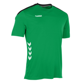 Groen Hummel Valencia shirt met korte mouwen