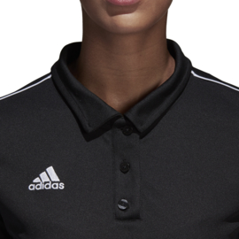 Dames polo zwart Adidas Core 18