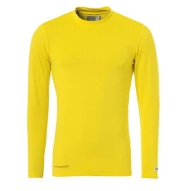 Geel ondershirt / thermoshirt junior en senior Uhlsport