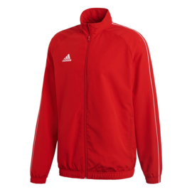 Adidas Core 18 trainingsjas rood