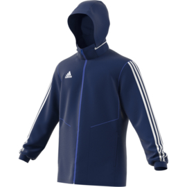 Blauwe All weather jas Adidas TIRO 19